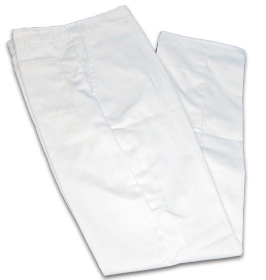 White Work Pants for In-N-Out