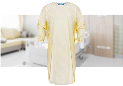 Qty 10 Disposable Isolation XL Yellow Gowns PPE Personal Protective  Equipment | eBay